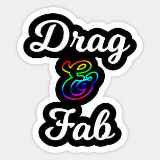 Drag and Fab Sticker